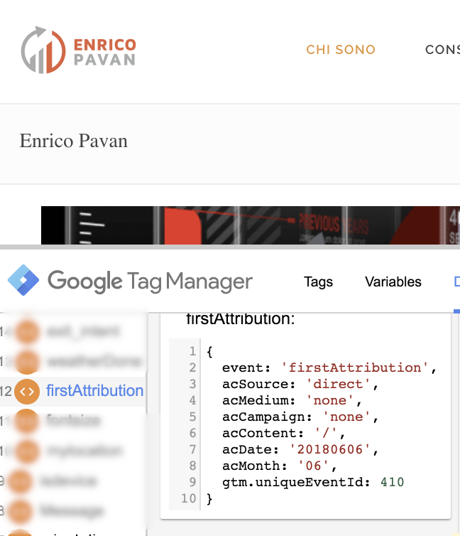 google tag manager datalayer